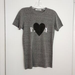 Rodarte Heather Grey Heart T-Shirt